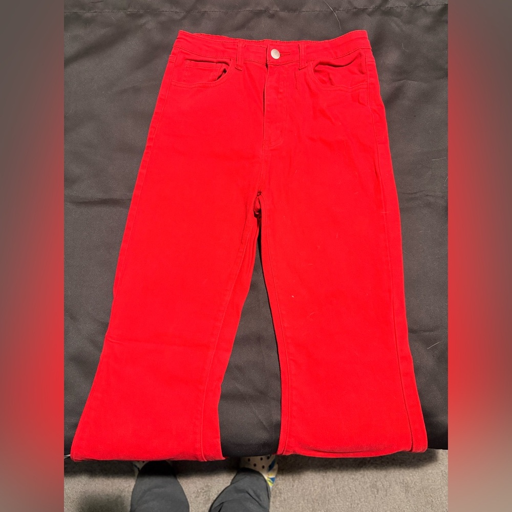Women’s Red bell bottoms
